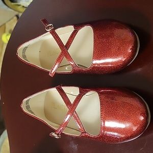 Red rubber slippers